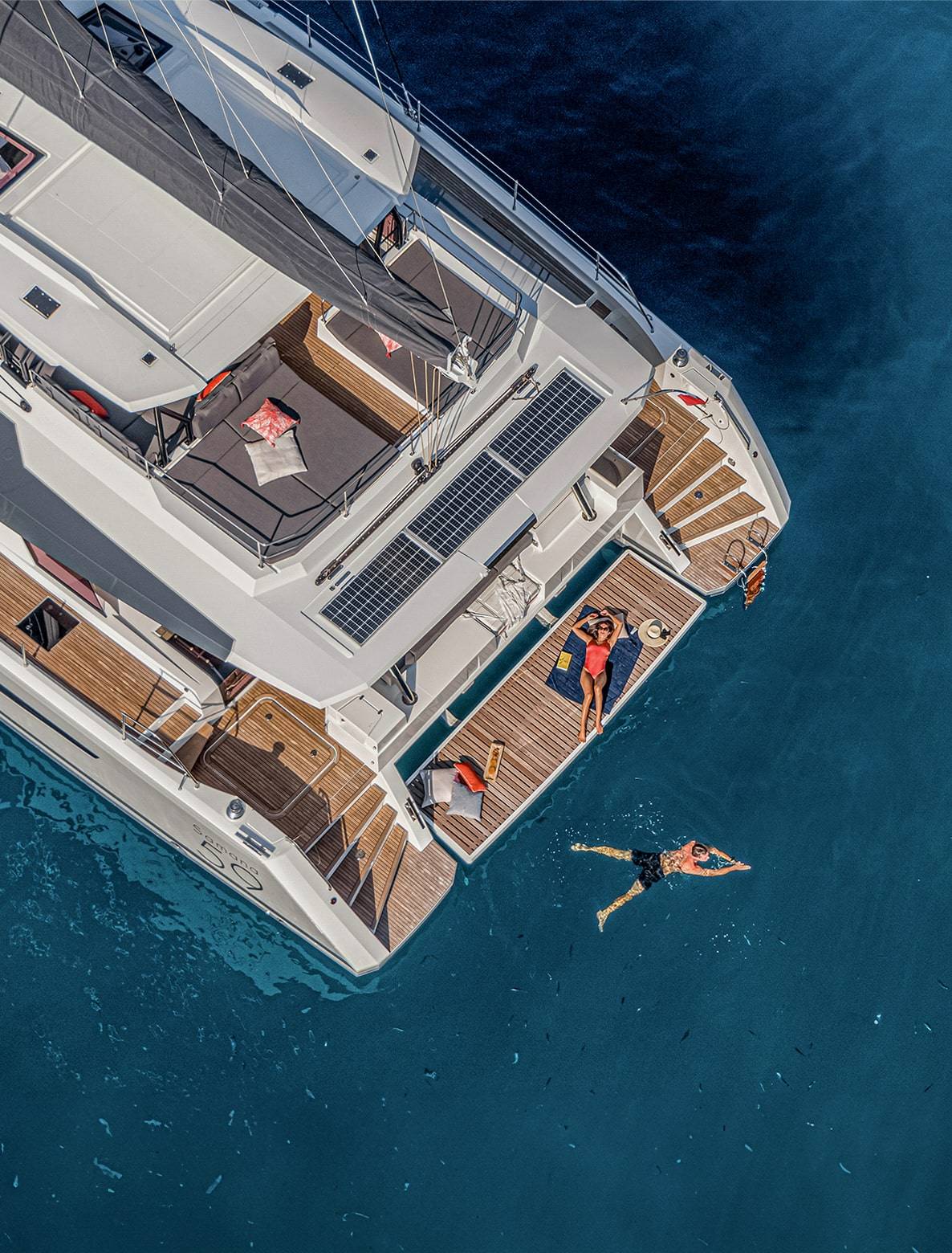 Samana-59-Fountaine-Pajot-Sailing-Catamaran-large-cruising-boat-drone-shoot