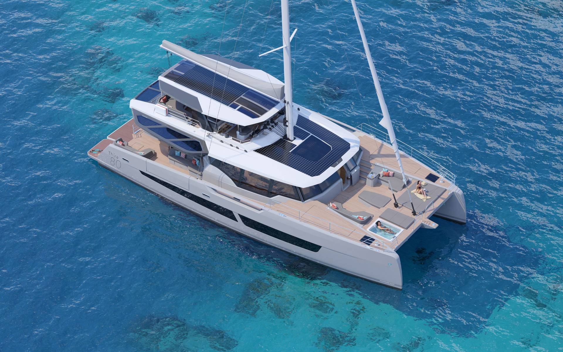 Th�ra-80-Fountaine-Pajot-Sailing-Catamarans-Ban