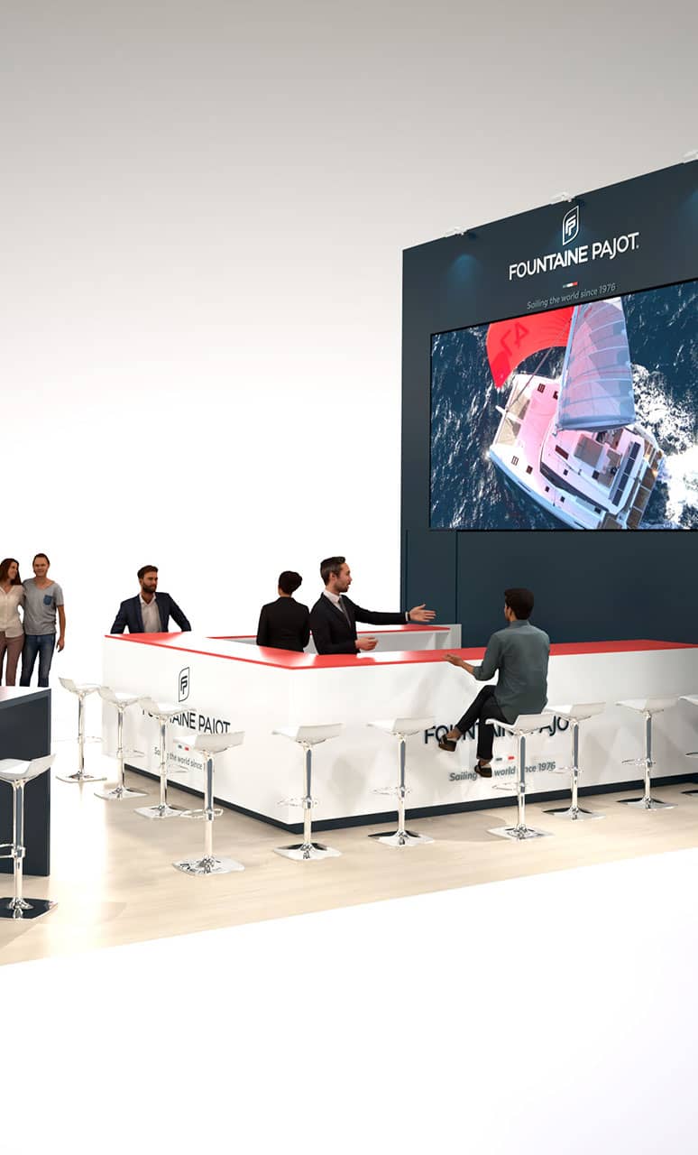 Düsseldorf-boat-show-fountaine-pajot-booth