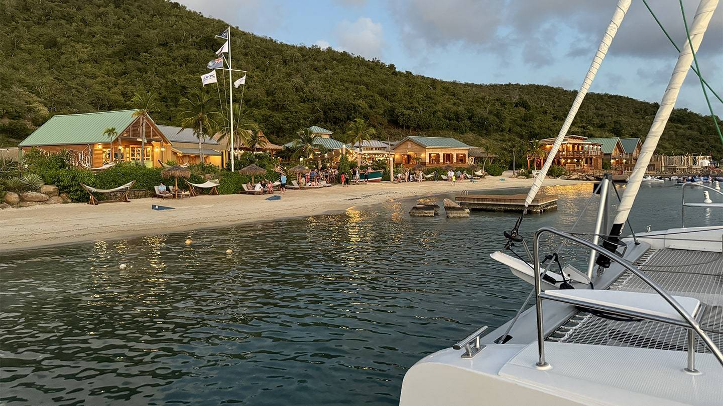 owners-rendez-vous-british-virgin-islands-fountaine-pajot-sailing-catamaran-sunset-2024