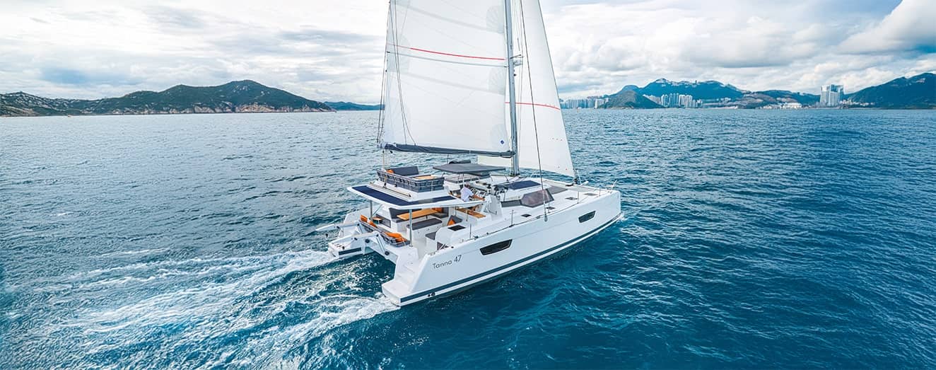 Tanna-47-Fountaine-Pajot-Sailing-catamarans-Hong-kong-Boat-Show-sailing