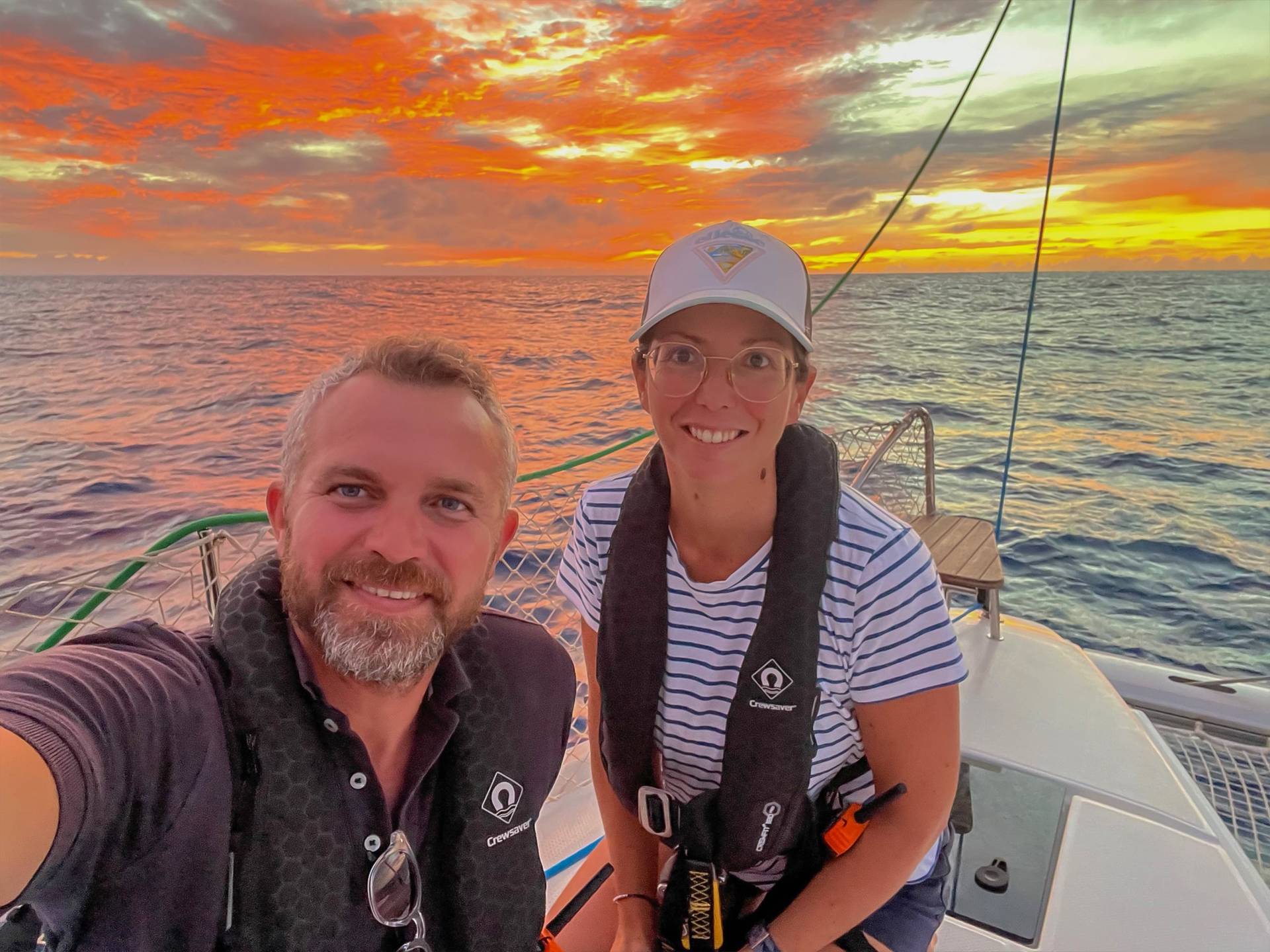 Astréa-42-Lifestyle-Photo-Contest-2024-Fountaine-Pajot-Sailing-Catamarans-sunset