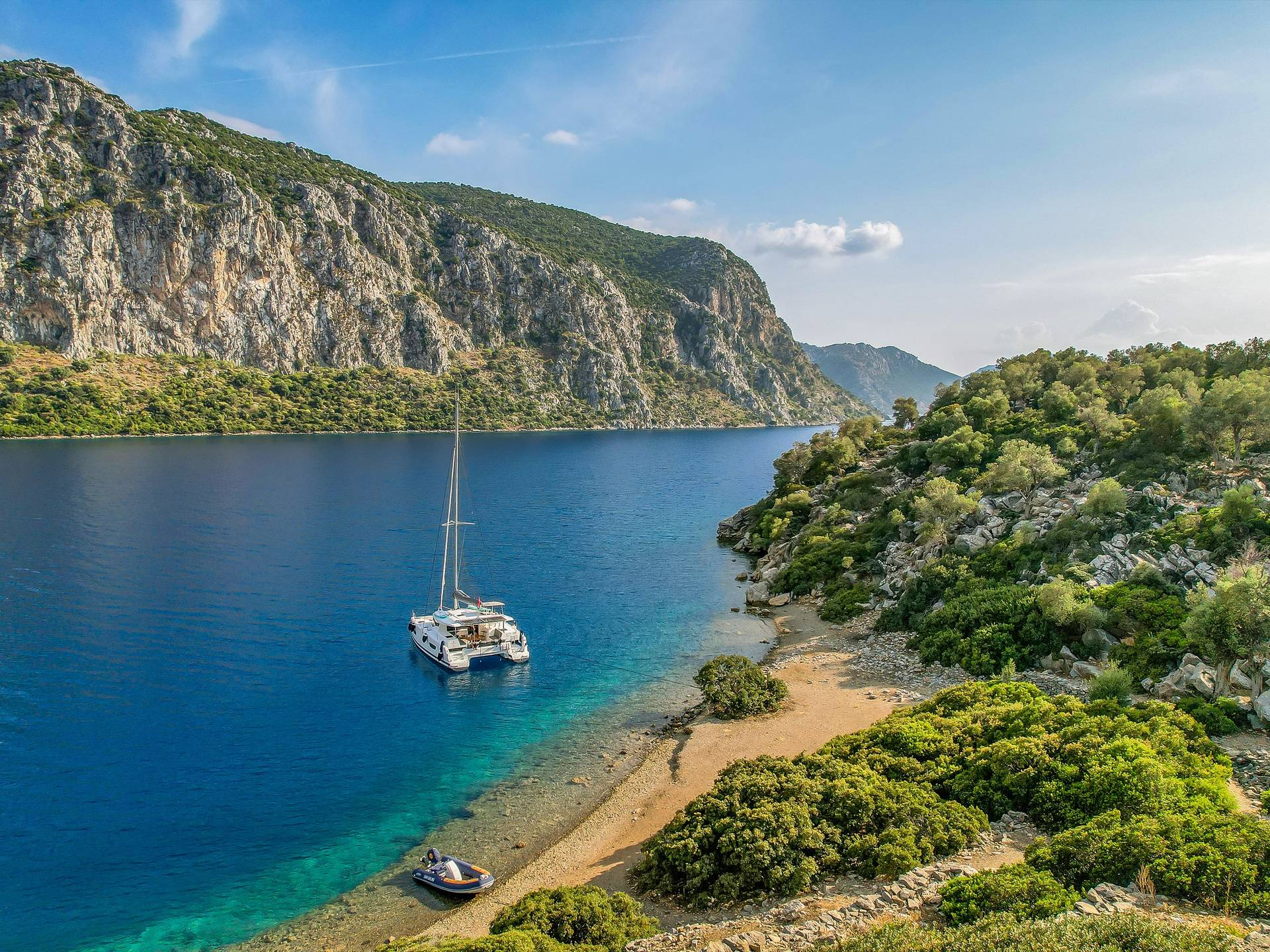 En-harmonie-océan-Isla-40-Catamarans-Fountaine-Pajot-photographie-garmin
